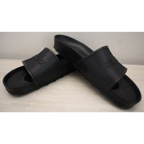 Birkenstock 1015398 Women's Sz 10 Men's Sz 8 Black Barbados EVA Slip-On Sandals - Picture 10 of 11